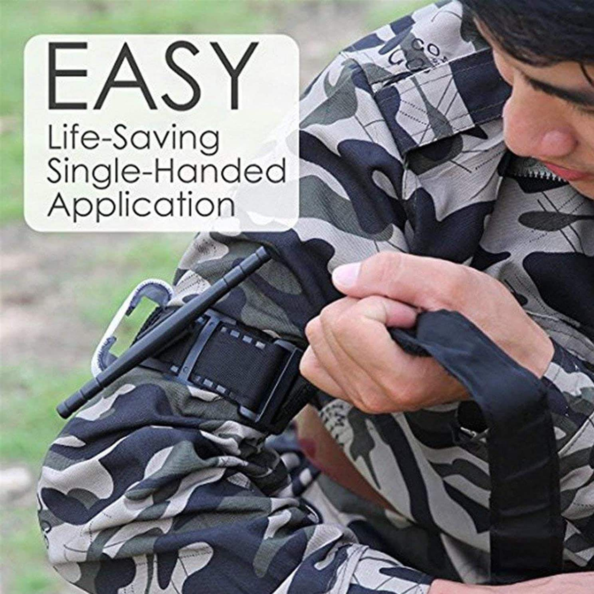 IFAK First Aid Kit, Emergency Bleeding Control & Trauma Kit Med Pack for Car Travel Camping Hiking Military, Combat Survival Gear