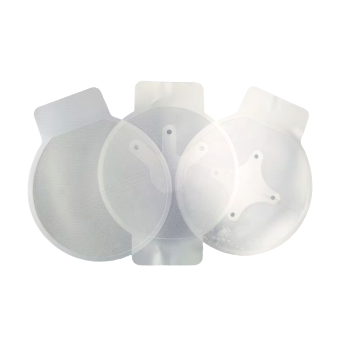 Chest Seal Twin-Pack- Vented Chest Seal for Open Chest Wound Care Round Chest Wound Seal, Trauma Wound Dressing