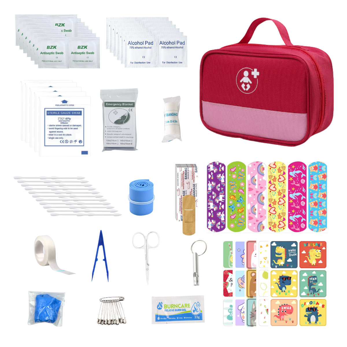Portable Emergency Medicine Bag Mini First Aid Kit Small Storage Bag Empty Medicine Bag for Outdoor Camping Hiking Travel