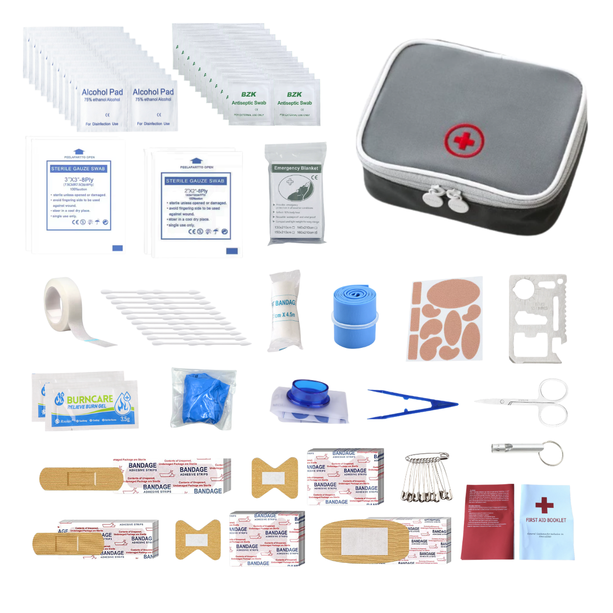 Mini First Aid Kit Small Emergency Medical Kit for Home, Car, Travel, Camping & Outdoor Activities