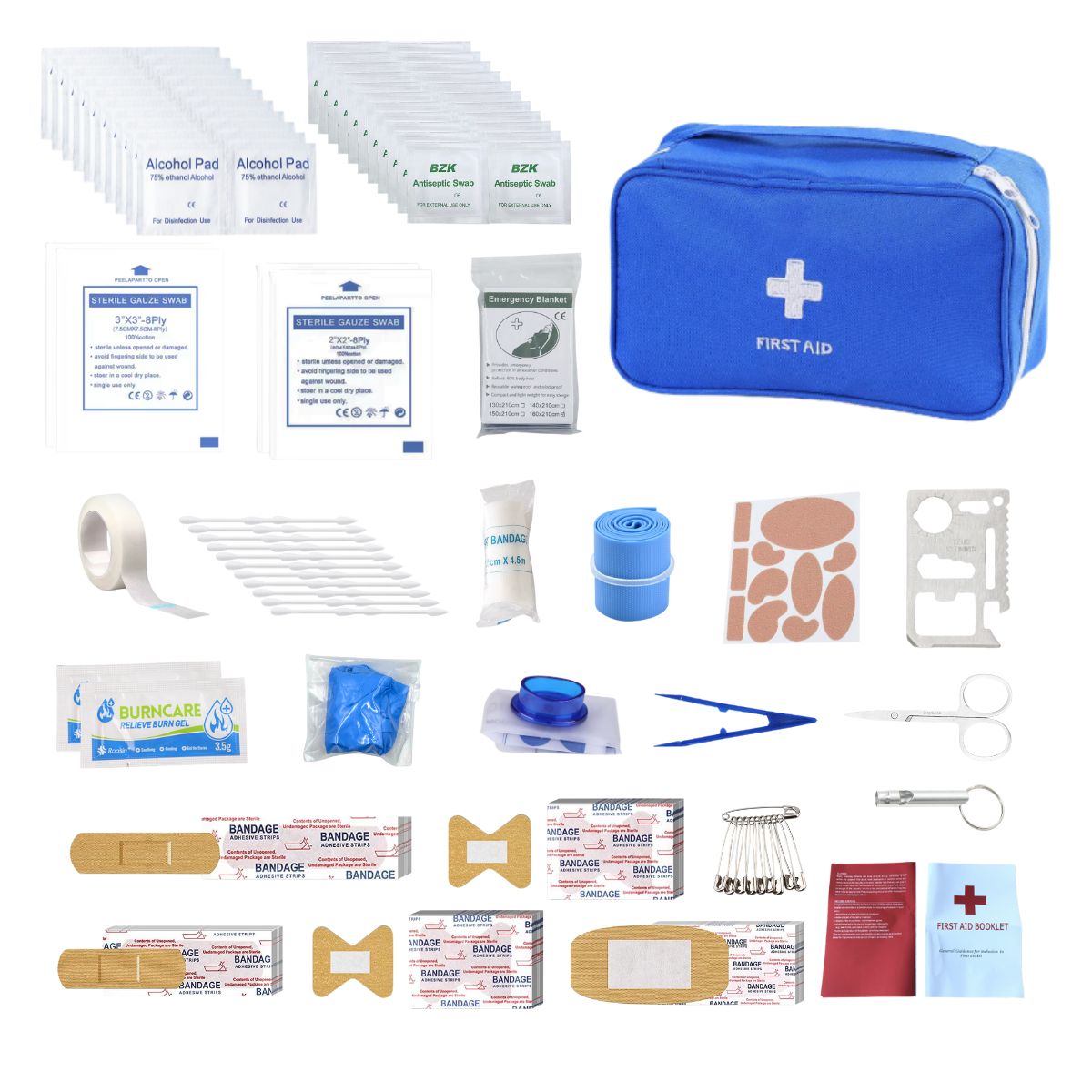 Mini Ultimate Portable First Aid Kit - Perfect for Outdoor Enthusiasts and Travelers, Essential for Emergency Situations