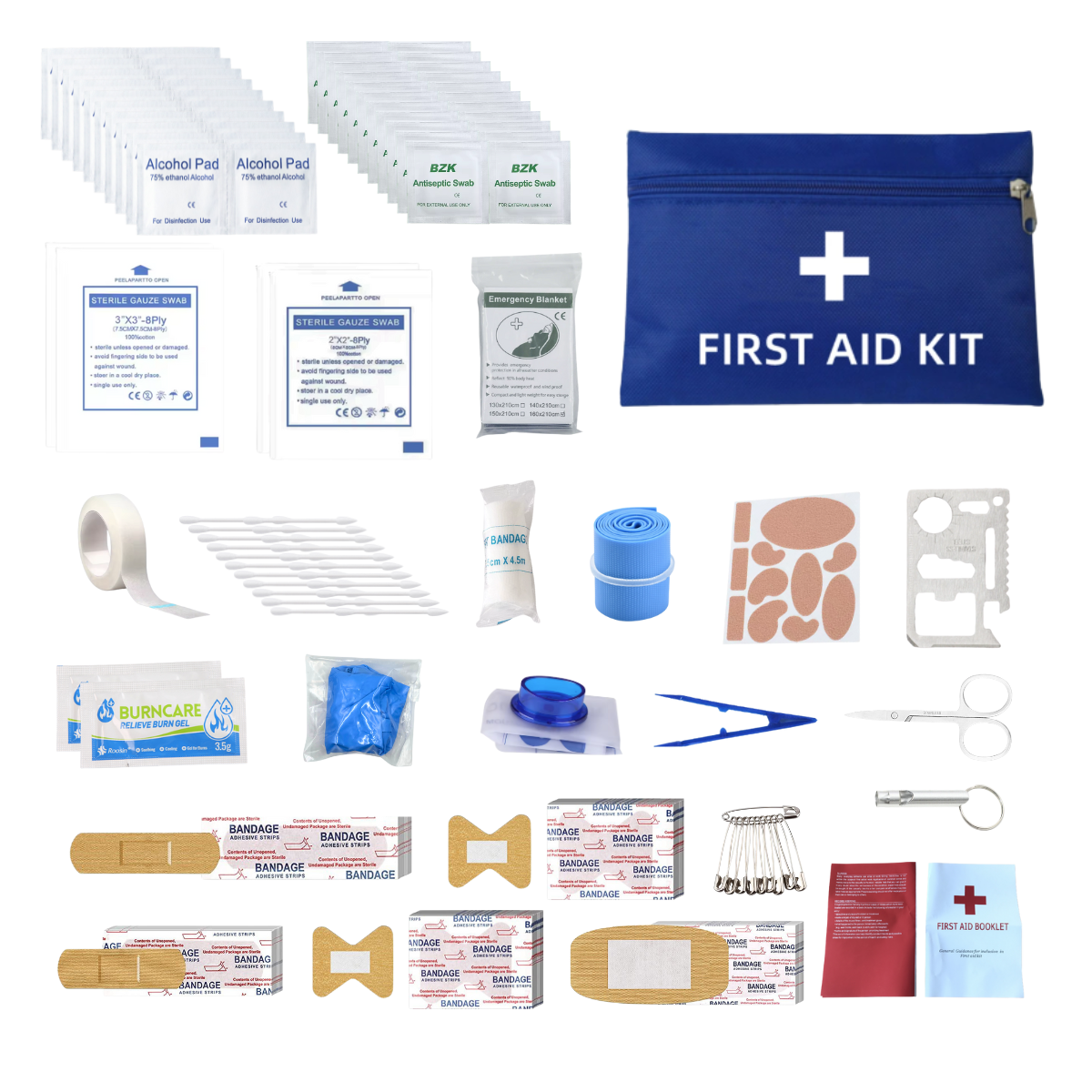 Outdoor Travel First Aid Kit, lightweight, portable and waterproof, suitable for hiking, climbing, car and cycling