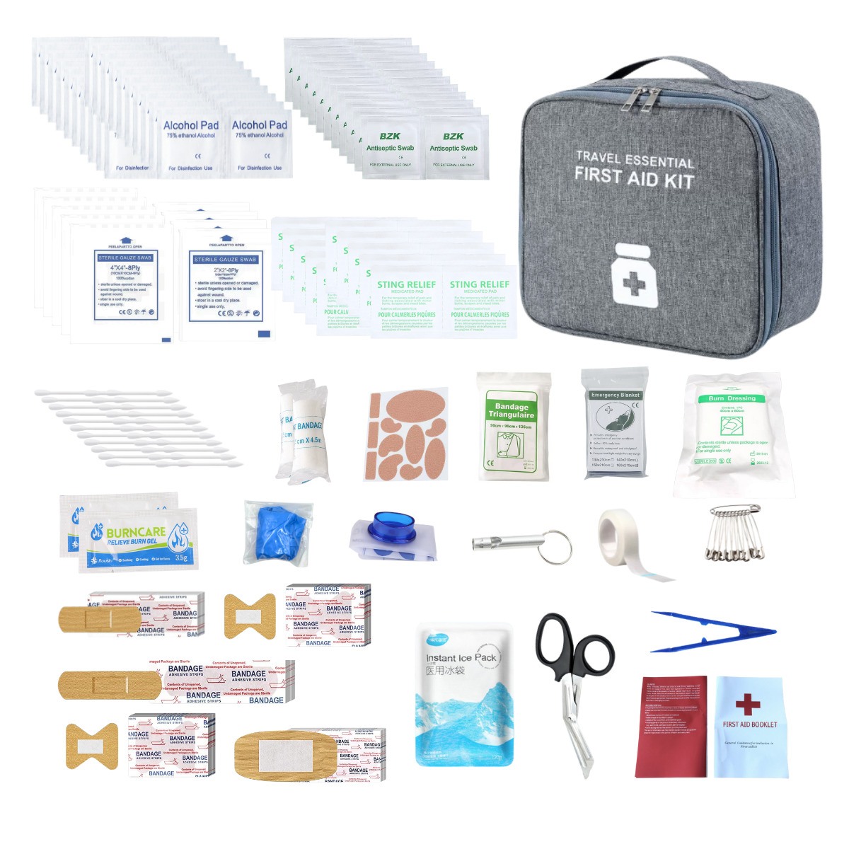 Large First Aid Kits Portable Outdoor Survival Disaster Earthquake Emergency Bags Big Capacity Home/Car Medical Package