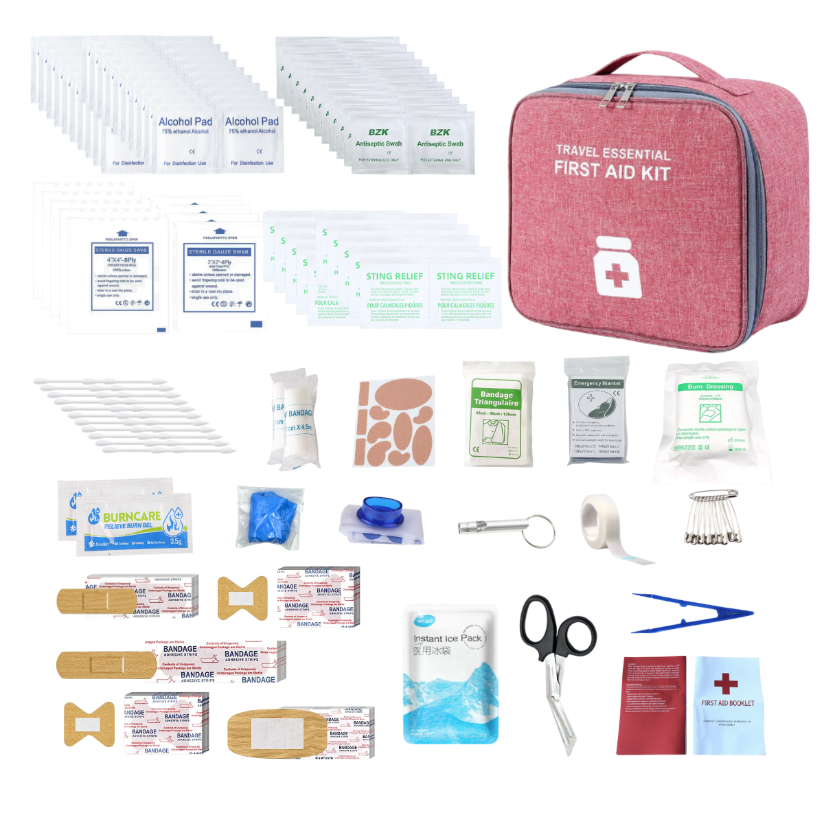 Large First Aid Kits Portable Outdoor Survival Disaster Earthquake Emergency Bags Big Capacity Home/Car Medical Package