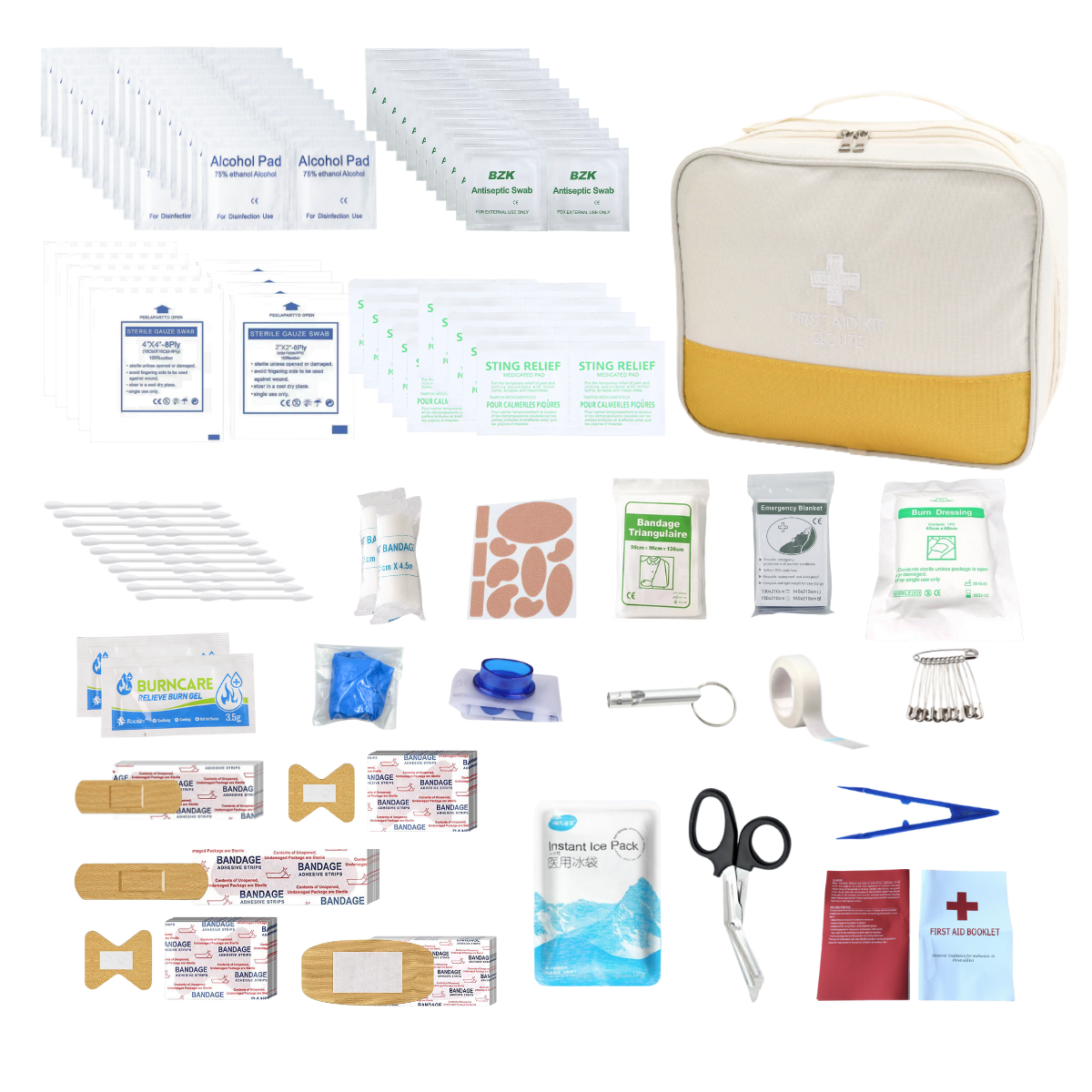 Multi-purpose Emergency Medical Supplies Portable Medical Kit for Outdoor Hunting, Hiking, Camping, etc. Outdoor First Aid Kit