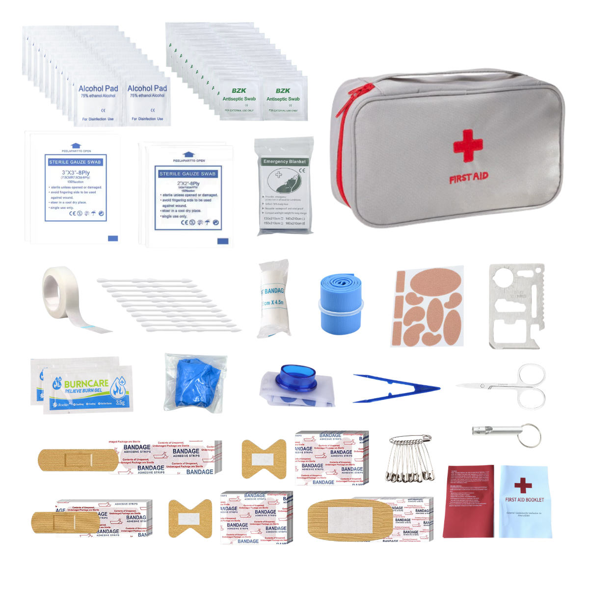 Mini Ultimate Portable First Aid Kit - Perfect for Outdoor Enthusiasts and Travelers, Essential for Emergency Situations