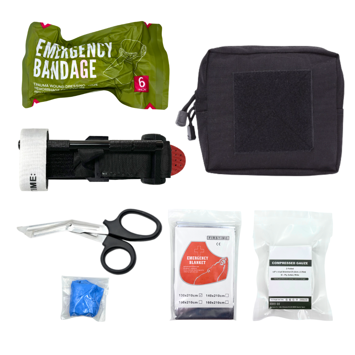 EMT Tactical Emergency Kit,First Aid Kit for Hiking and Camping,For Outdoor First Aid,Camping,Fishing,Army,Hiking