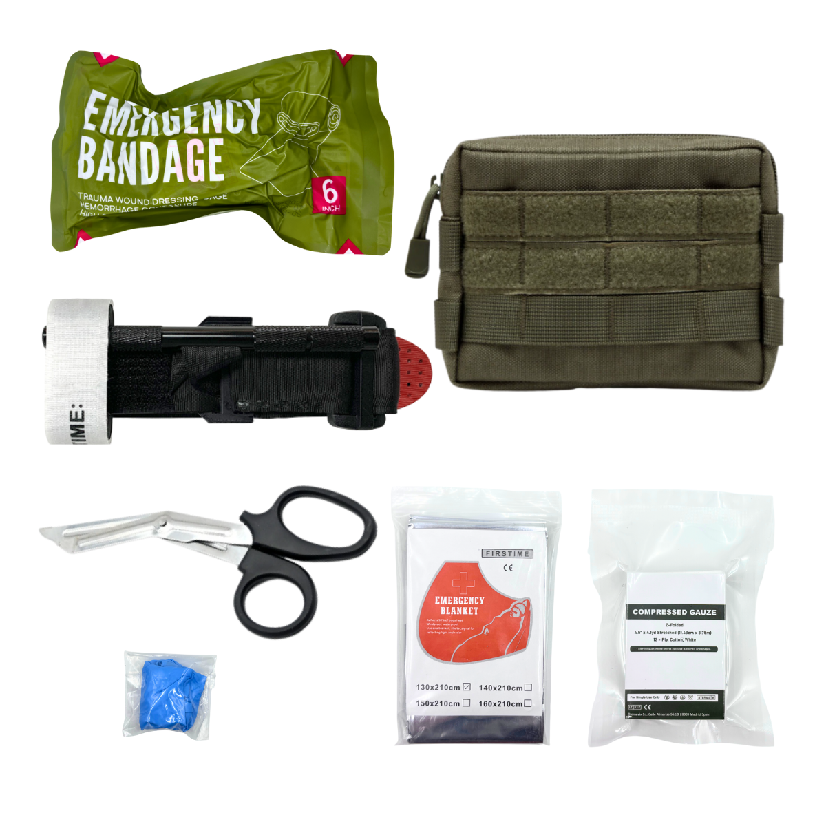 Survival Pouch Outdoor Medical Box Large Size SOS Bag/Package Tactical First Aid Bag Medical Kit Bag Molle EMT Emergency