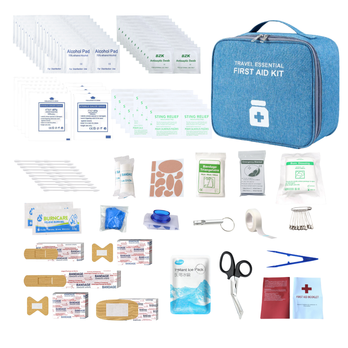 Large First Aid Kits Portable Outdoor Survival Disaster Earthquake Emergency Bags Big Capacity Home/Car Medical Package