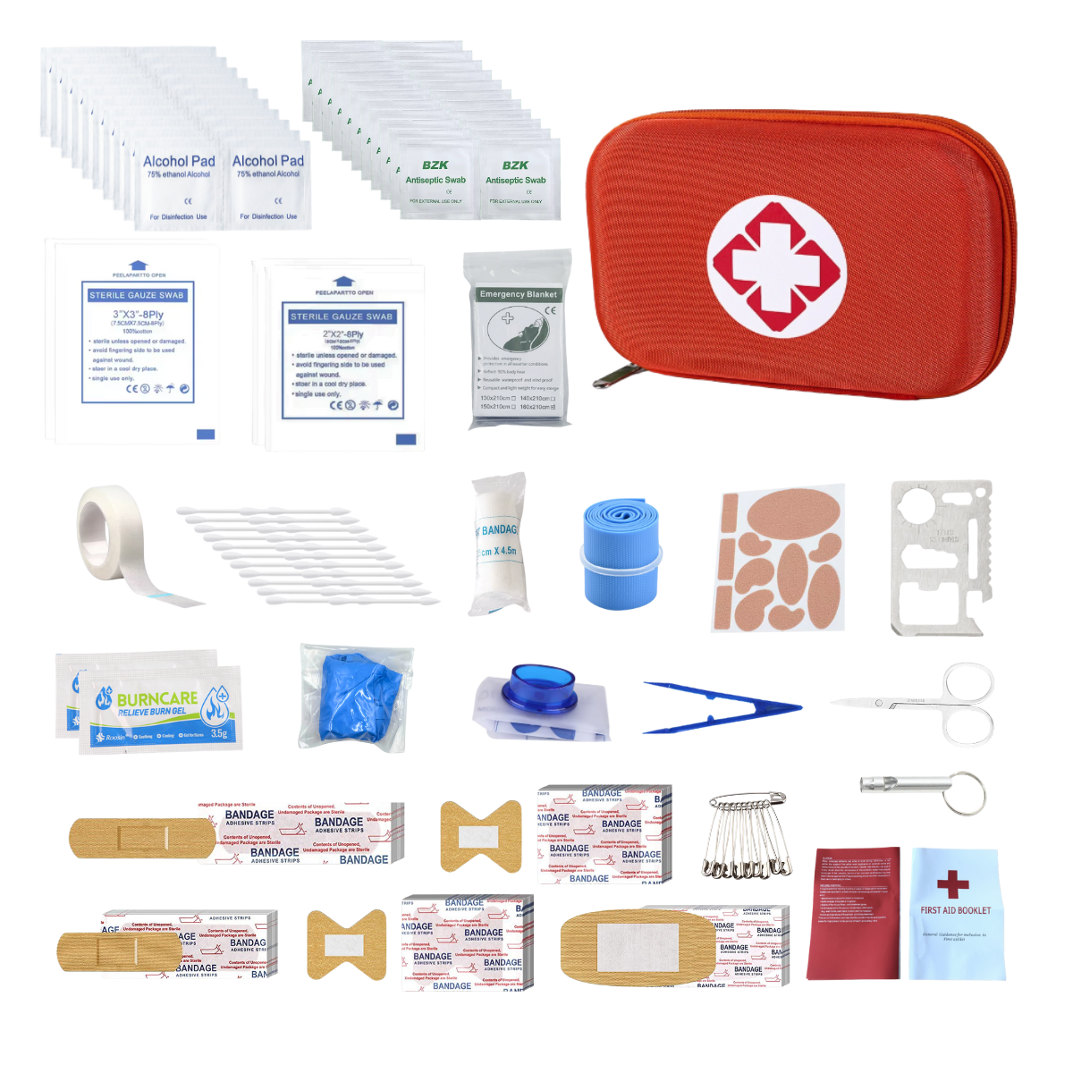 Complete Portable Emergency Medical First Aid Kit Bag Storage Box For Household Outdoor Travel Camping Equipment Medicine