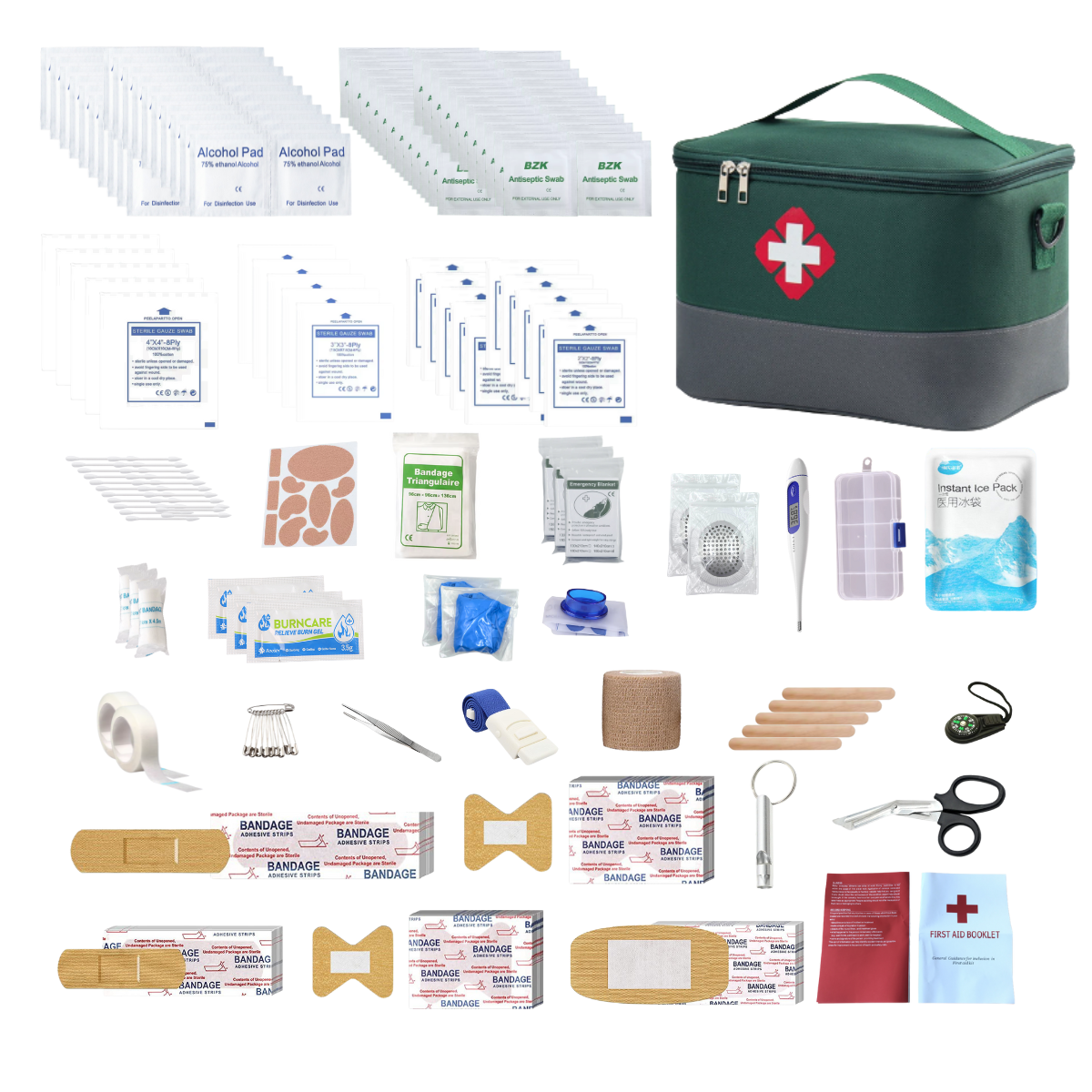 First Aid Kit Emergency Survival Bag Handbag Durable Trauma Bag Compact Rescue Tote Bag Portable Medicine Storage Bag