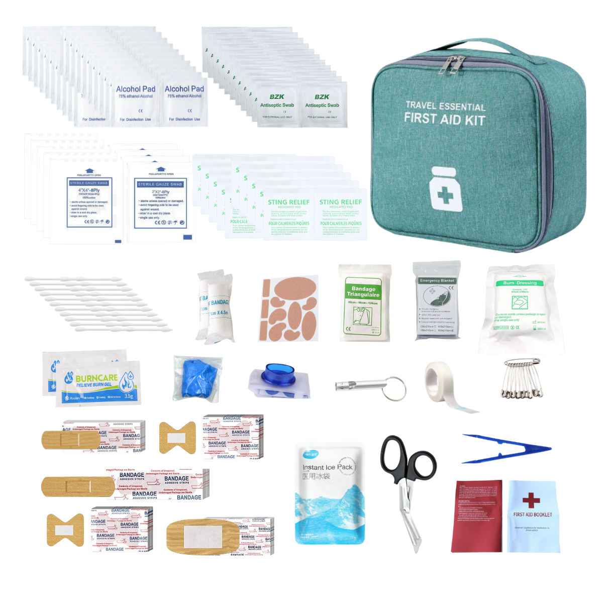 Large First Aid Kits Portable Outdoor Survival Disaster Earthquake Emergency Bags Big Capacity Home/Car Medical Package