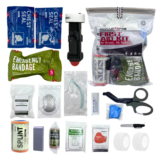 Ifak Trauma Kit，Combat Survival Gear Medical Pack for Camping Car Hiking Travel Military，Tactical First Aid Supplies