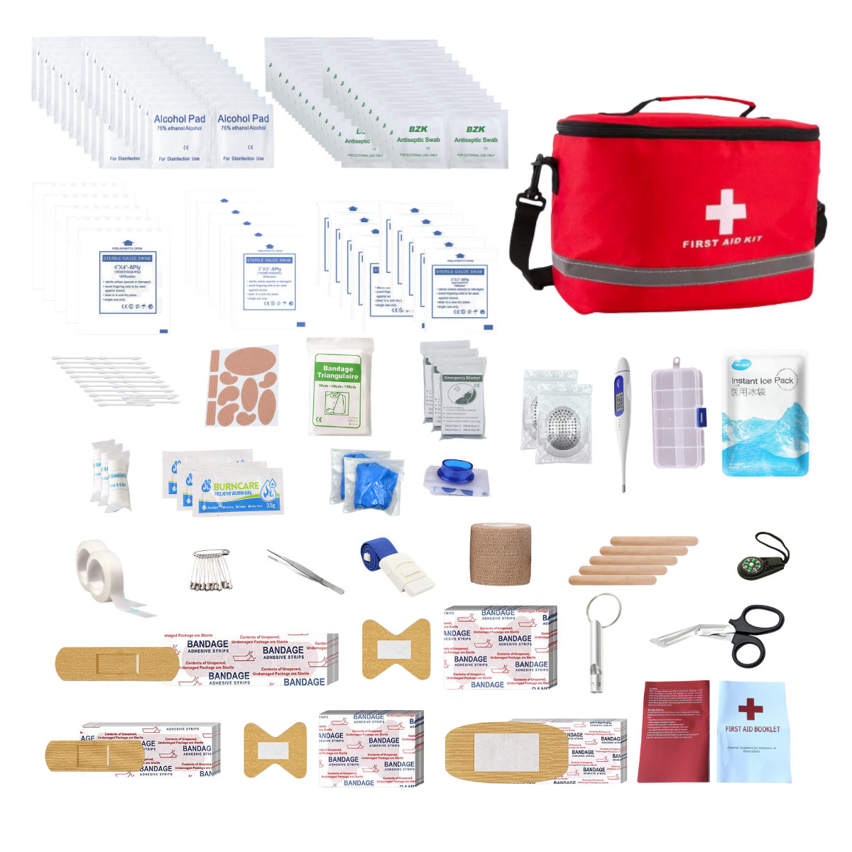 First Aid Kit Emergency Survival Bag Handbag Durable Trauma Bag Compact Rescue Tote Bag Portable Medicine Storage Bag
