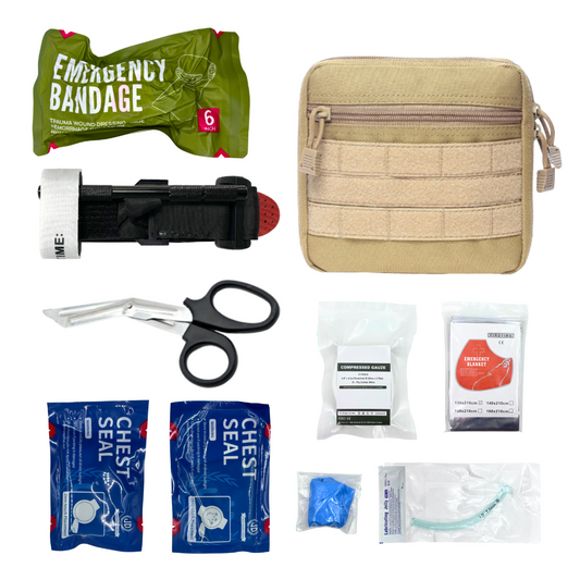 EMT Pouch, Rip Away Molle Medical Pouches Tear-Away First Aid Kit Emergency Survival Bag for Travel Outdoor Hiking