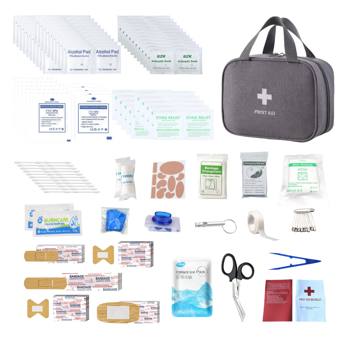 First Aid Bag for Outdoor Travel Car Home Emergency Survival Kit Household Camping Small Medical Box Travel