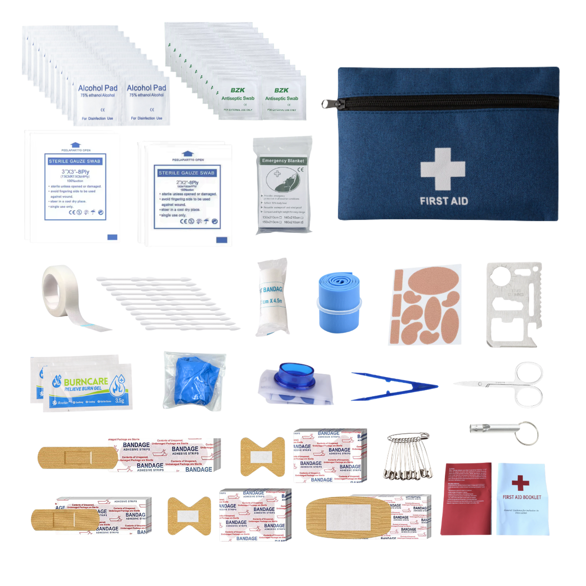 First Aid Kit Home Care Waterproof Compact Trauma Medical Kits for Emergencies Home Car Travel Outdoor Camping Hiking