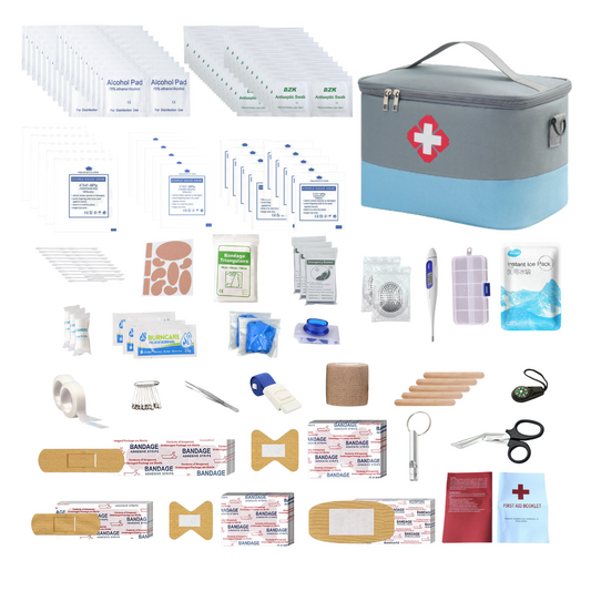 First Aid Kit Emergency Survival Bag Handbag Durable Trauma Bag Compact Rescue Tote Bag Portable Medicine Storage Bag