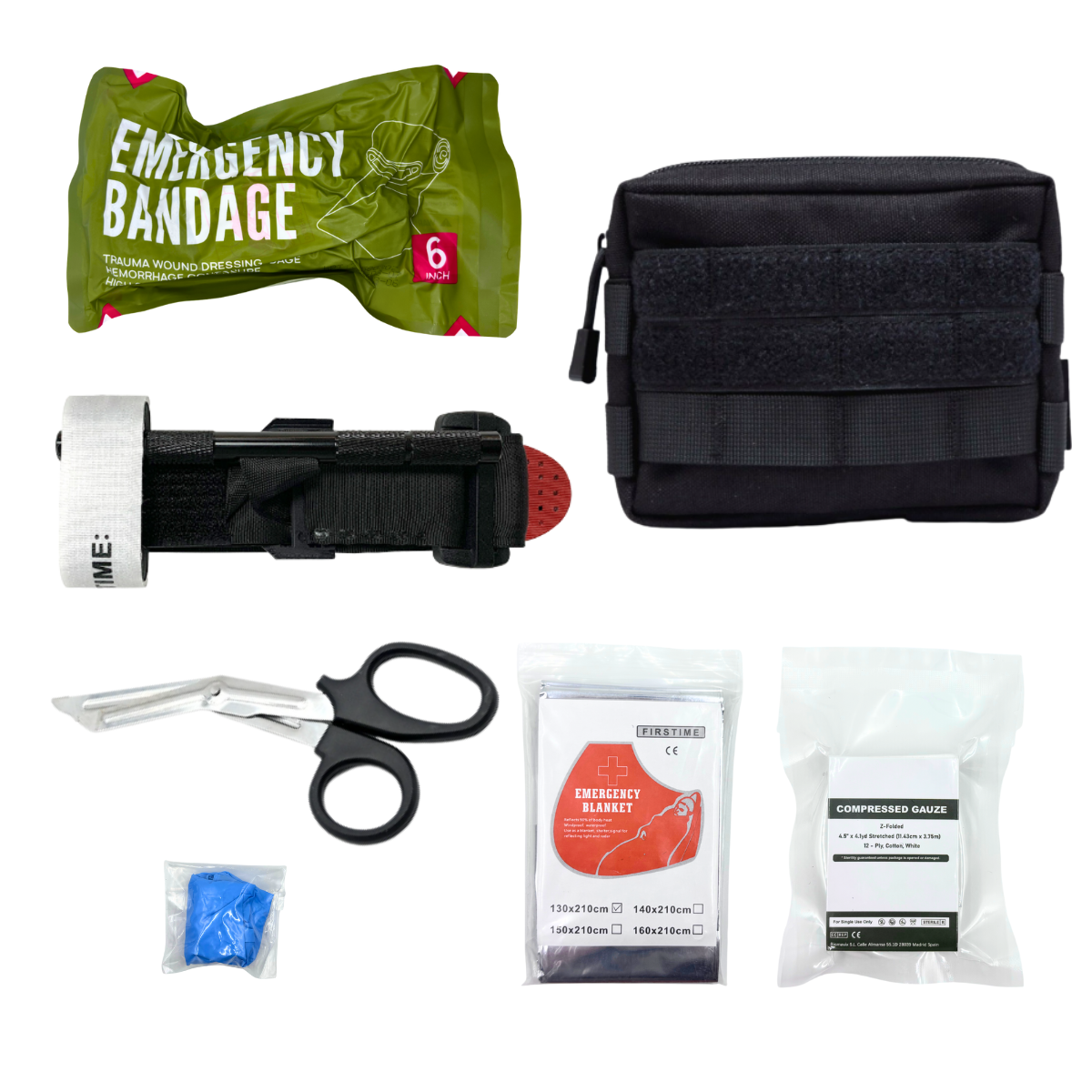 Survival Pouch Outdoor Medical Box Large Size SOS Bag/Package Tactical First Aid Bag Medical Kit Bag Molle EMT Emergency