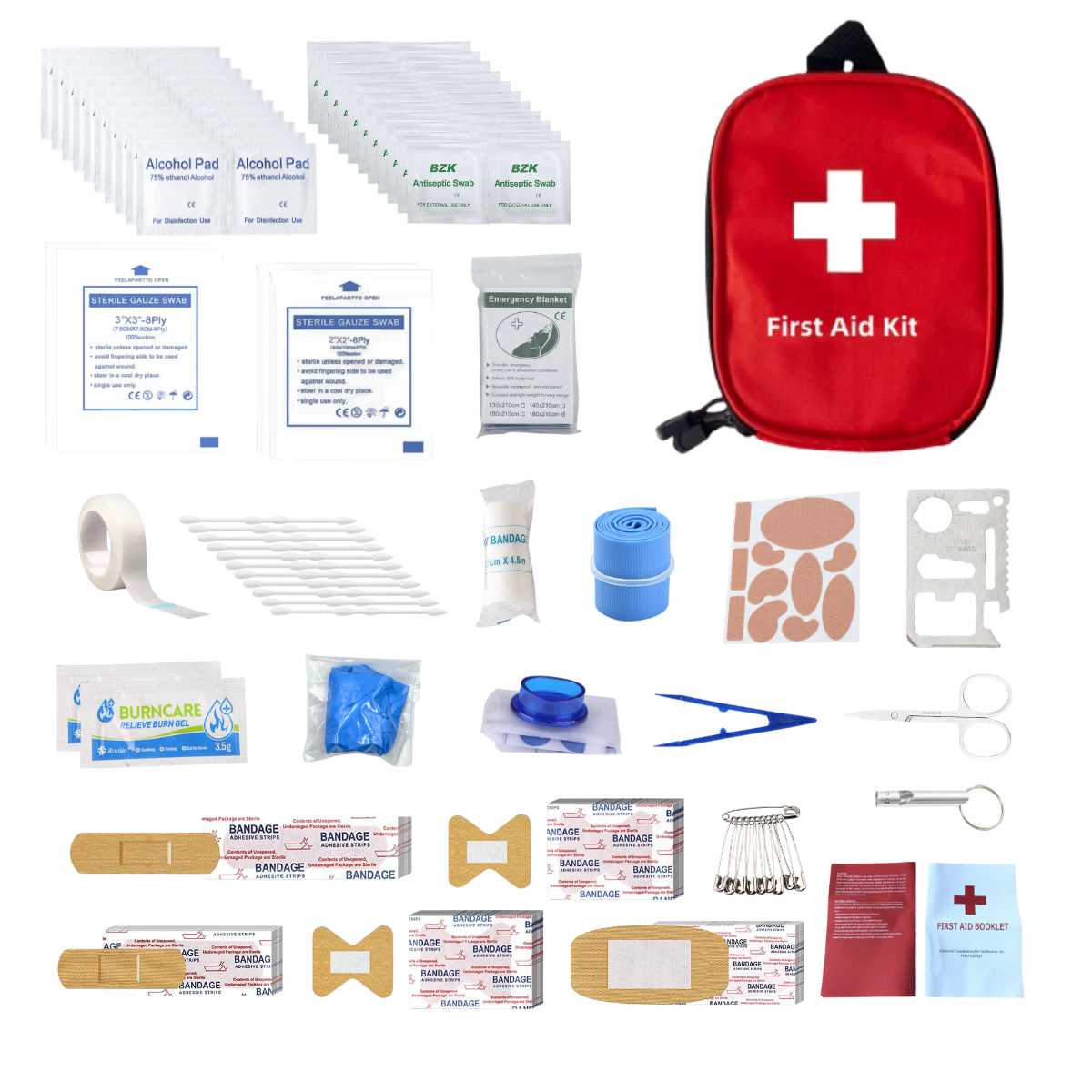 First Aid Kit Emergency Survival Bag Handbag Durable Trauma Bag Compact Rescue Tote Bag Portable Medicine Storage Bag