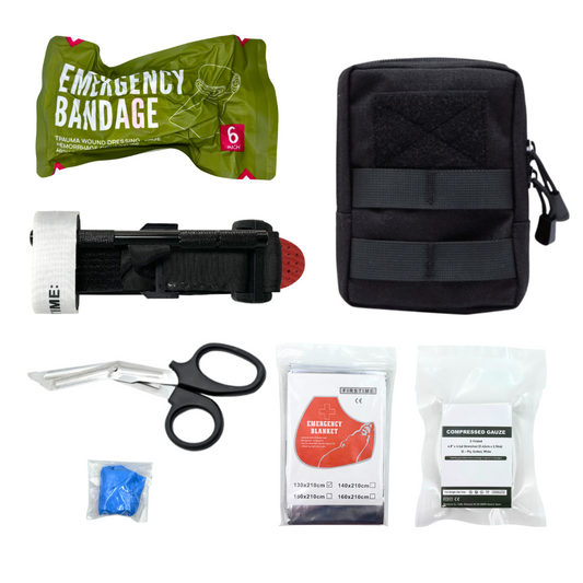 IFAK Tactical Molle Pouch Survival First Aid Kit for Emergency Rescue Outdoor Camping Hiking Sports Portable