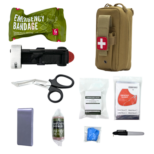Survival First Aid Kit Survival Full Set Molle Outdoor Gear Emergency Kits Trauma Bag Camping Hiking IFAK Adventures EDC