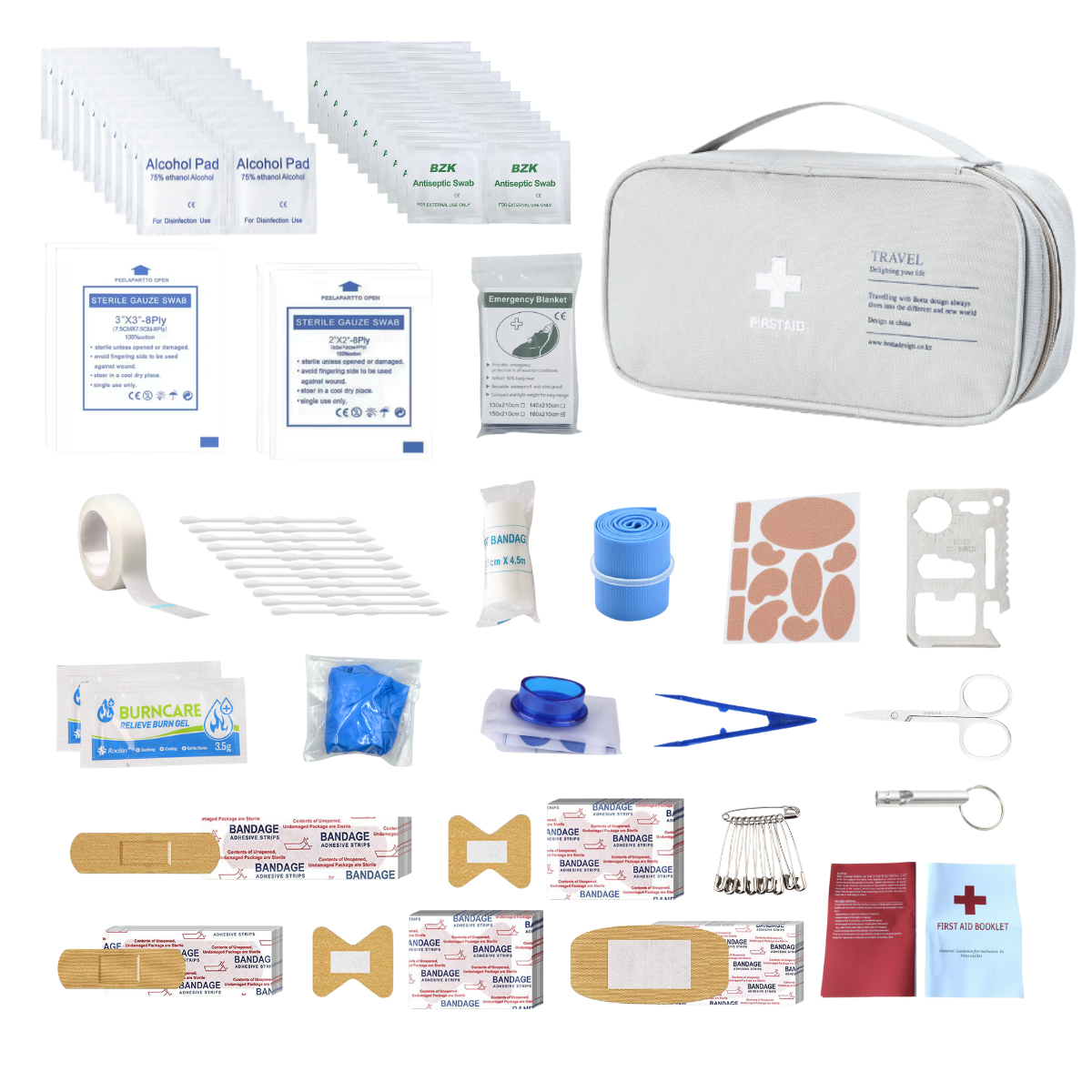 First Aid Kits Poatable Large Size Emergency Medical Rescue Trauma Bag Outdoors Family School Car Survival