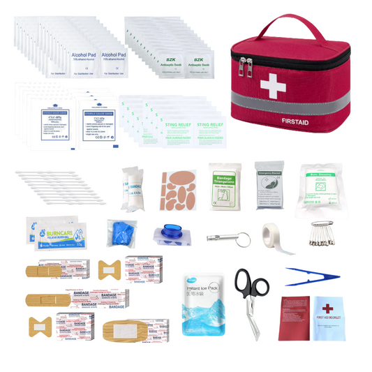 Emergency First Aid Kit Versatile Protable First Aid Medical Bag for Home Car Outdoor Use