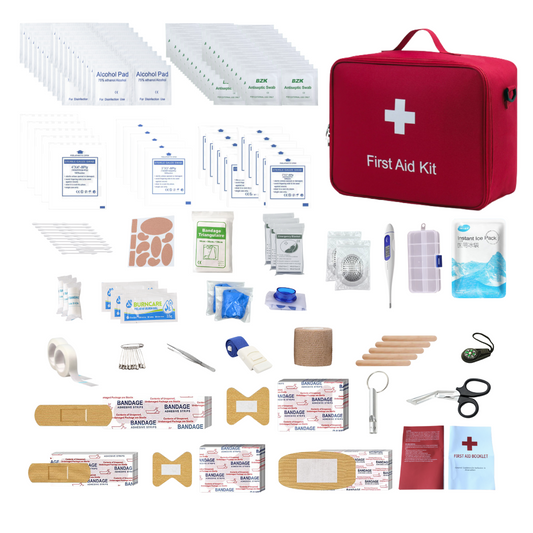 First Aid Kit, Upgraded IFAK Tearable Emergency Kit, Emergency Survival Kit for Travelling, Outdoor Hiking, Camping, etc