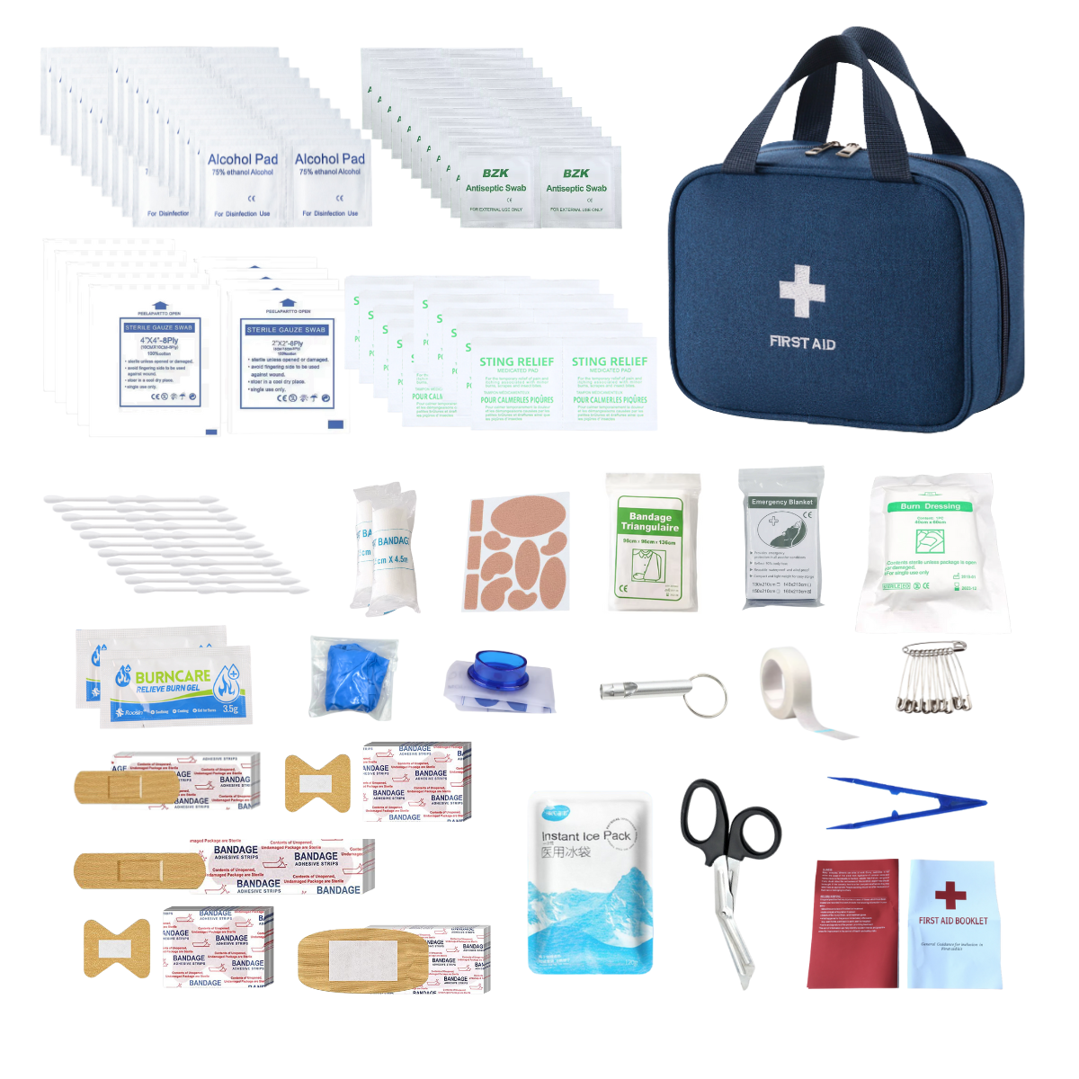 First Aid Bag for Outdoor Travel Car Home Emergency Survival Kit Household Camping Small Medical Box Travel