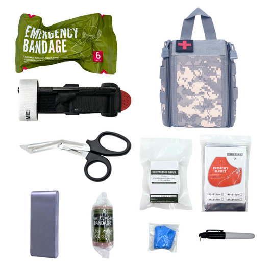 Survival First Aid Kit Survival Full Set Molle Outdoor Gear Emergency Kits Trauma Bag Camping Hiking IFAK Adventures EDC