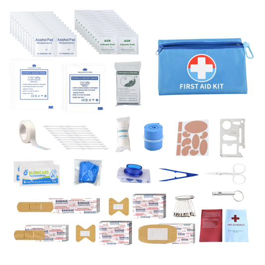 Small First Aid Kit Portable Multi-purpose Medical Supplies Home Emergency Bag for Family Travel Outdoor EMT Treatment