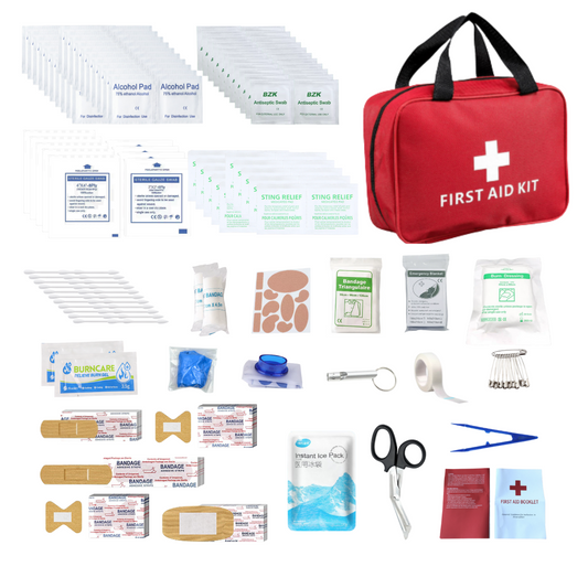 First Aid Kit Emergency Survival Bag Handbag Durable Trauma Bag Compact Rescue Tote Bag Portable Medicine Storage Bag