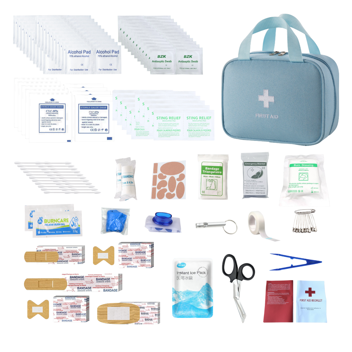 First Aid Bag for Outdoor Travel Car Home Emergency Survival Kit Household Camping Small Medical Box Travel