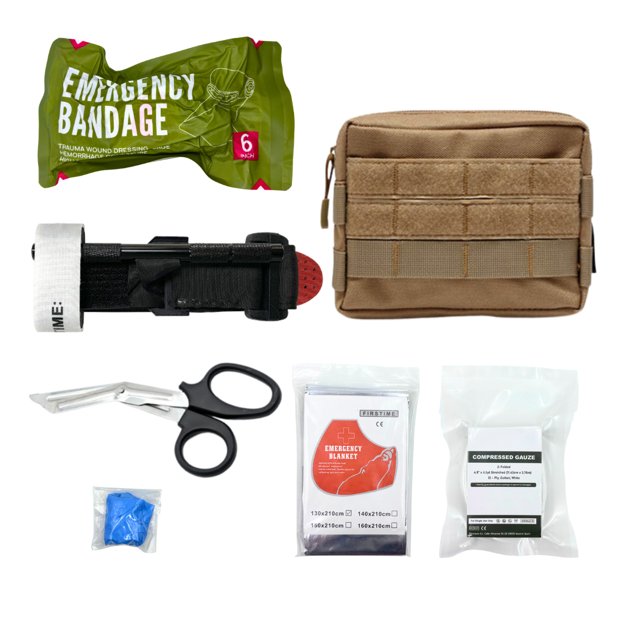 Survival Pouch Outdoor Medical Box Large Size SOS Bag/Package Tactical First Aid Bag Medical Kit Bag Molle EMT Emergency
