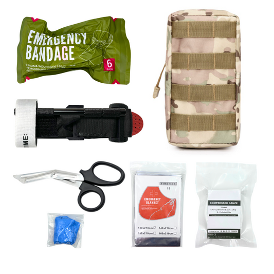 Survival First Aid Kit Survival Full Set Molle Outdoor Gear Emergency Kits Trauma Bag Camping Hiking IFAK Adventures Bag