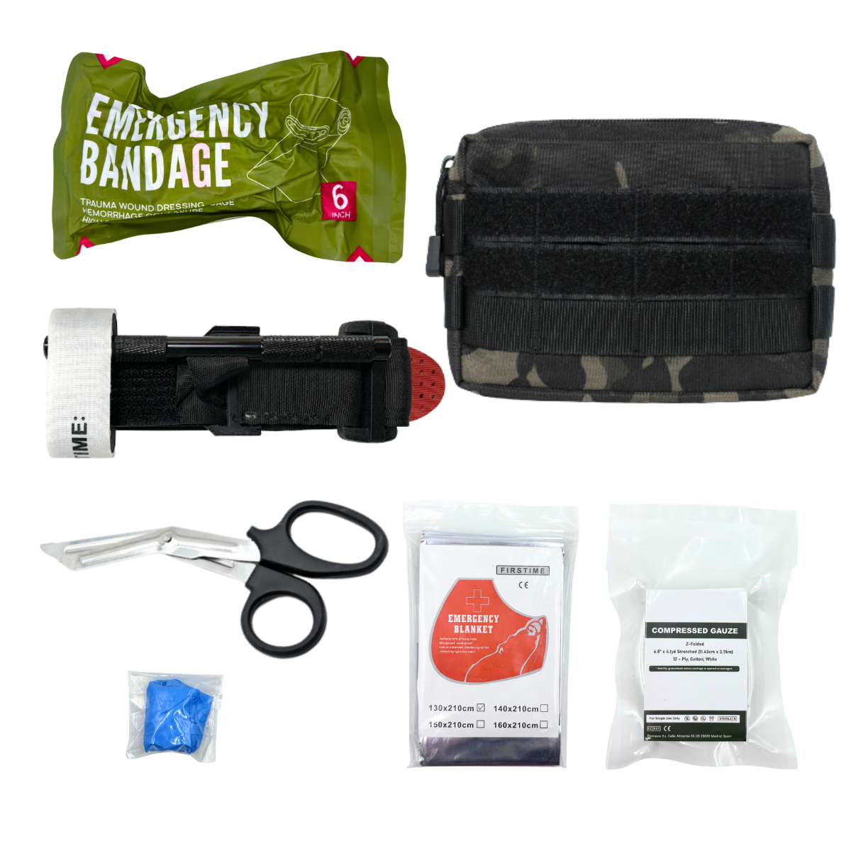 Survival Pouch Outdoor Medical Box Large Size SOS Bag/Package Tactical First Aid Bag Medical Kit Bag Molle EMT Emergency